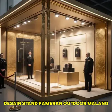 desain stand pameran outdoor malang